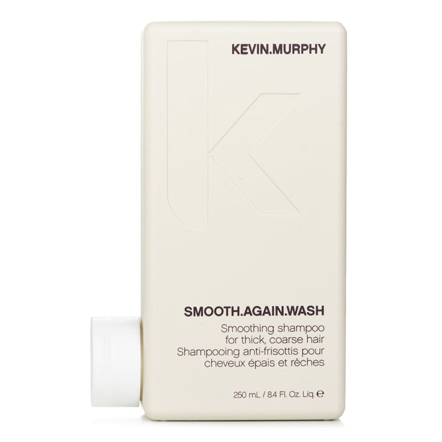 Smoothing shampoo for thick, coarse hair with Monoi Oil and Murumuru Butter, reducing frizz and enhancing shine.