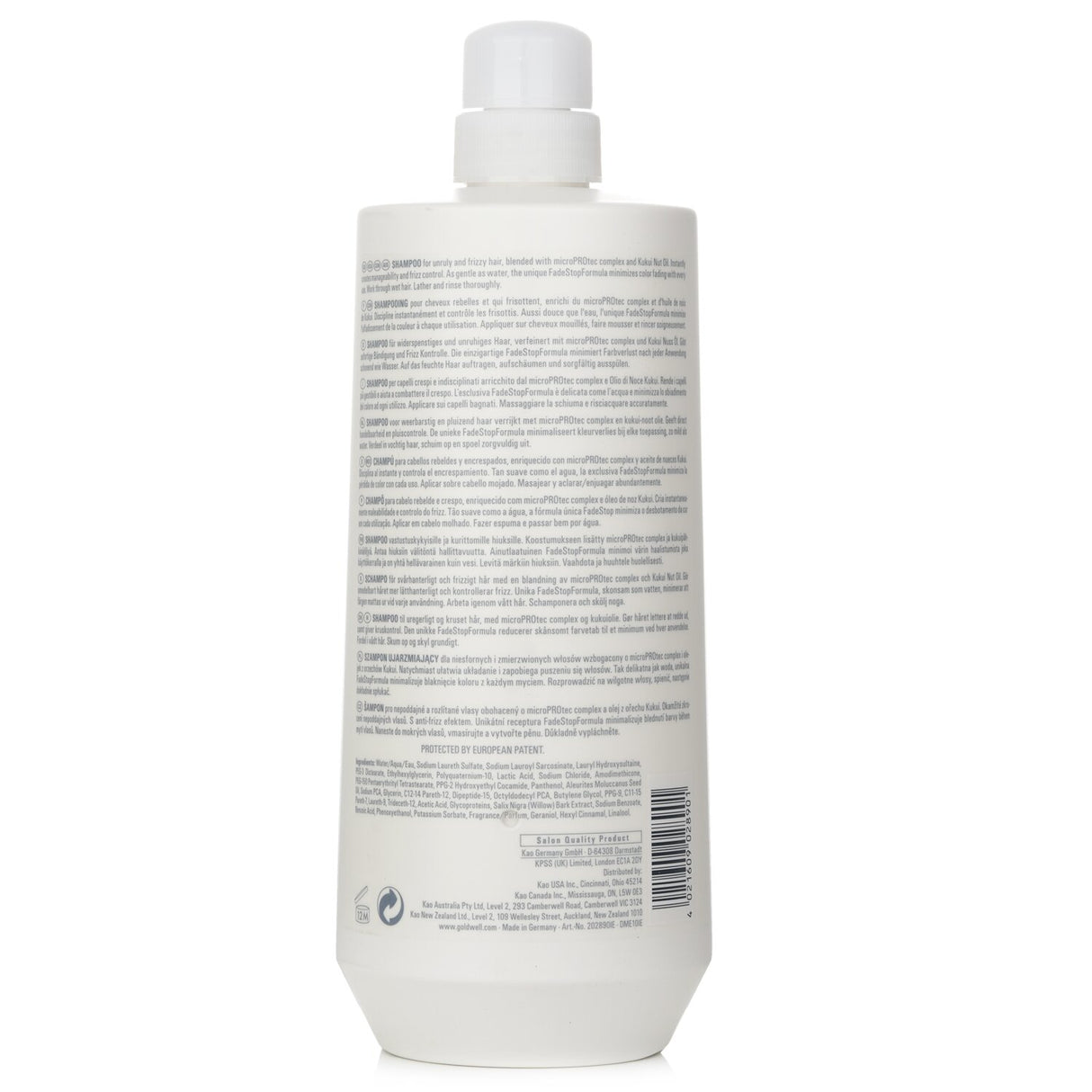 Goldwell Dualsenses Just Smooth Taming Shampoo 1000ml/33.8oz