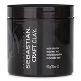 Matte texturizer clay for natural, flexible hold; adds volume and separation for short to medium hairstyles.