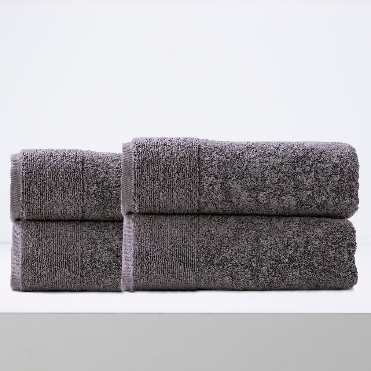 Renee Taylor Aireys 650 GSM Zero Twist 4 Pack Bath Sheet Nickel