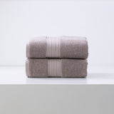 Renee Taylor Brentwood 650 GSM Low Twist 2 Pack Bath Sheet Whisper
