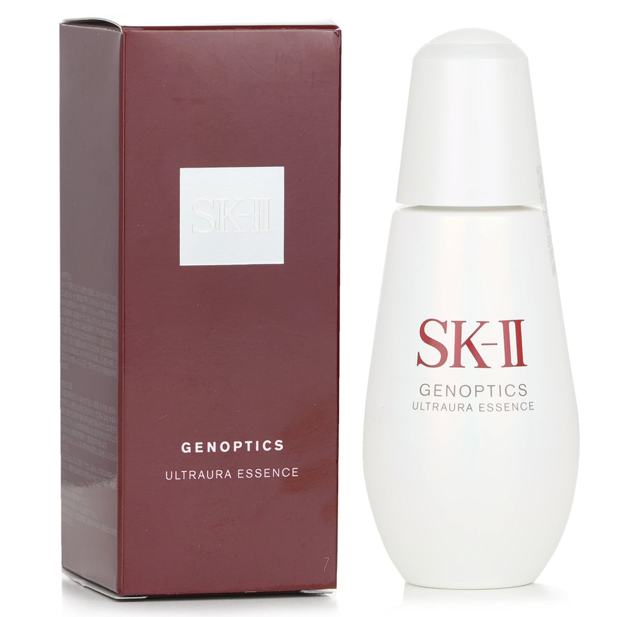 Brightening serum in a 75ml bottle, reduces dark spots, boosts radiance, and enriches skin with PITERA and Snow Lotus Extract.