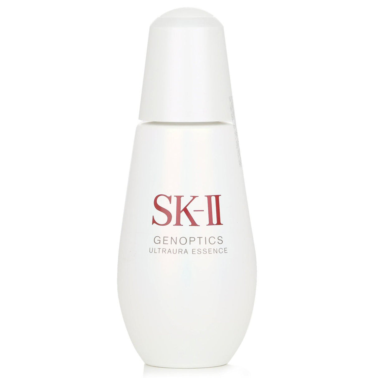 SK-II Genoptics Ultraura Essence in a 75ml bottle for brightening skin, reducing dark spots, and enhancing luminosity.