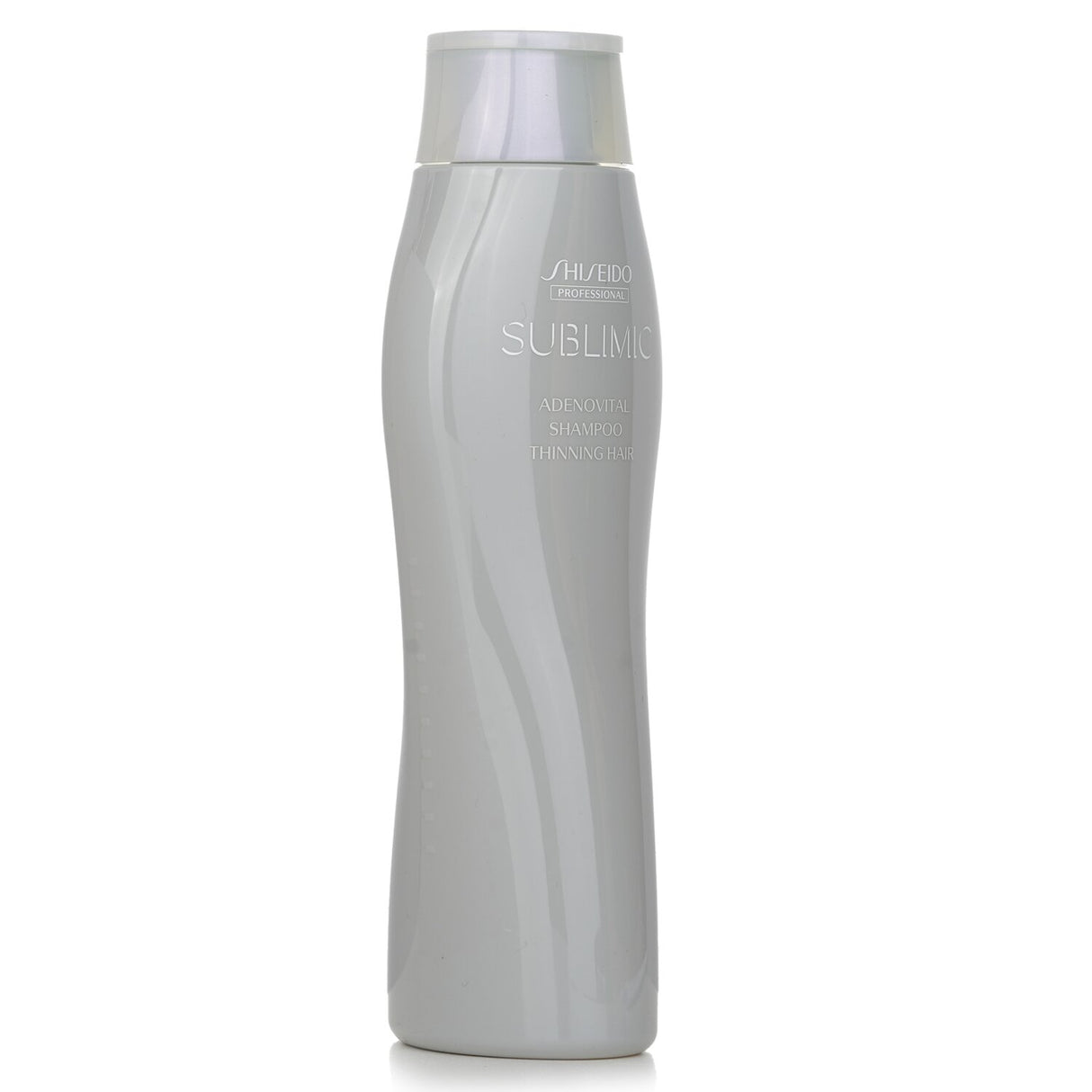 Revitalizing Shiseido Sublimic Adenovital Shampoo for thinning hair, enriched with nourishing ingredients for volume and strength.