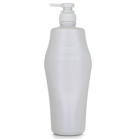 Shiseido Sublimic Adenovital Shampoo for thinning hair, 1000ml, revitalizes and nourishes, promoting volume and healthy growth.