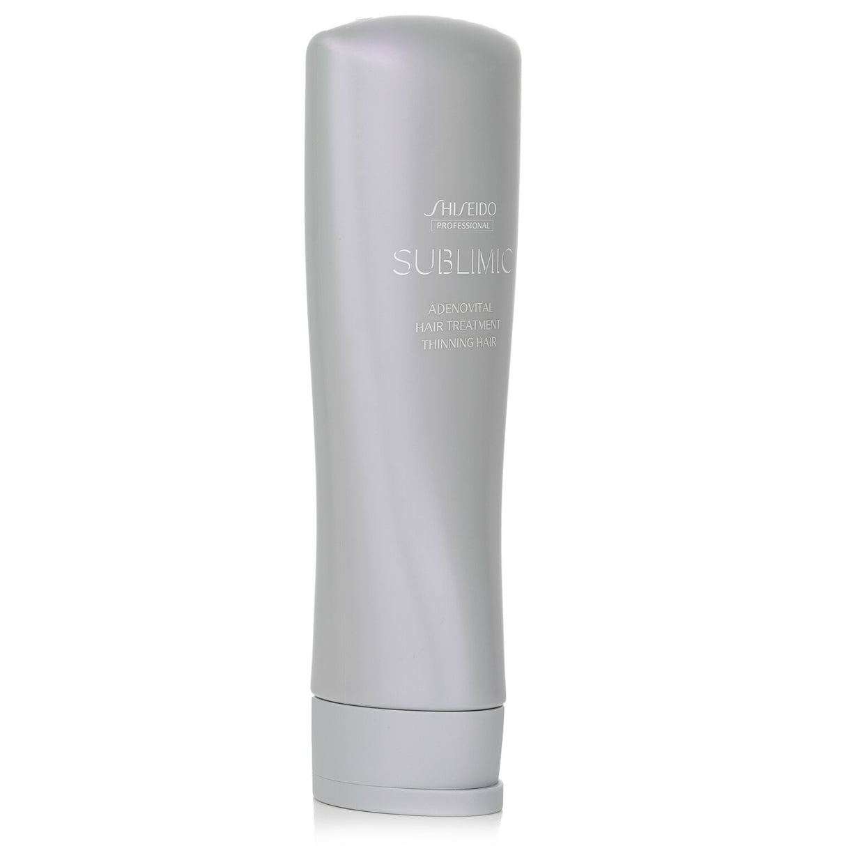 Shiseido Sublimic Adenovital Hair Treatment for thinning hair, enriched with ginseng and adenosine for strength and volume.