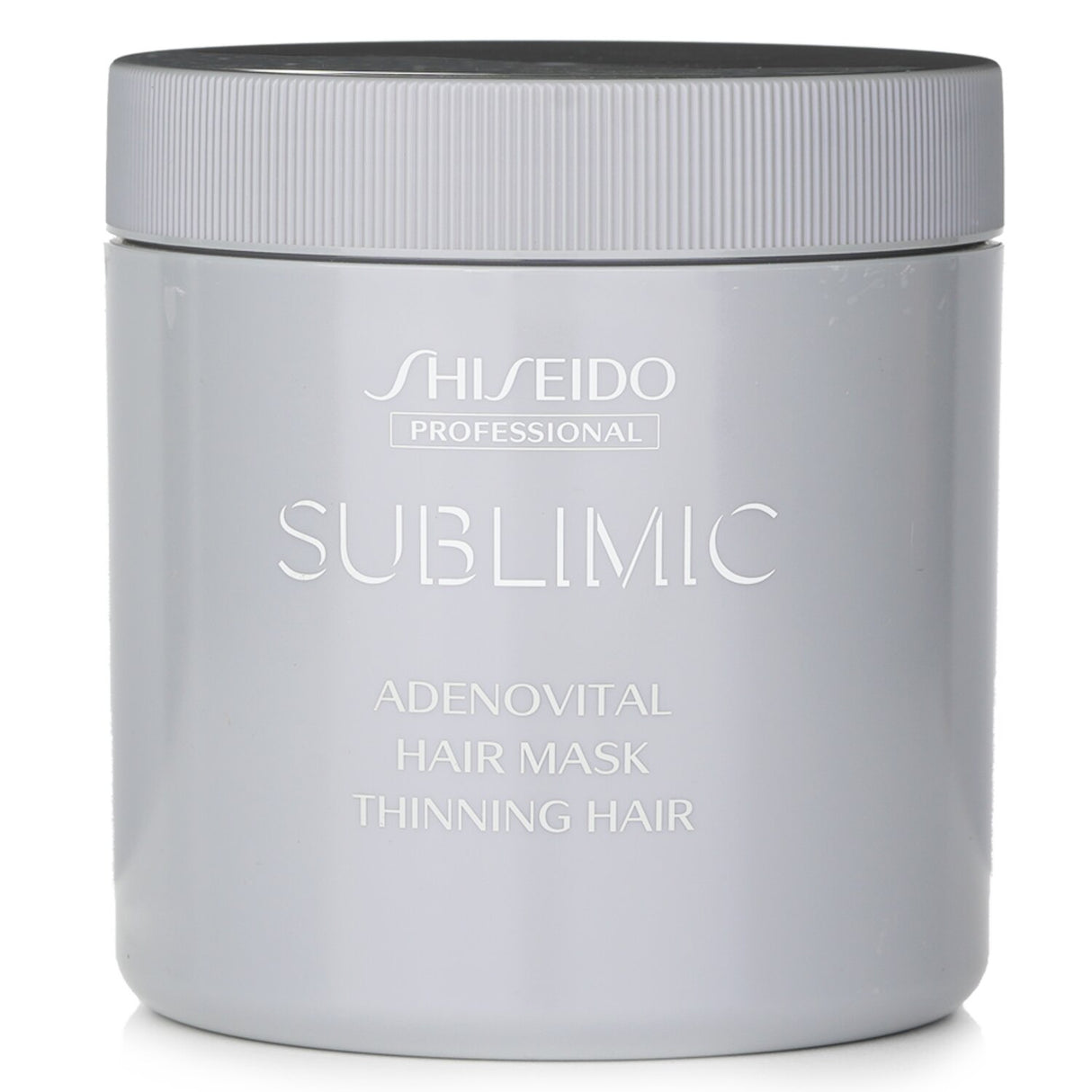 Shiseido Sublimic Adenovital Hair Mask for thinning hair, enriching and strengthening with a hydrating formula.