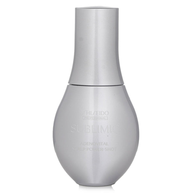 Lightweight Shiseido scalp serum to combat thinning hair, enriched with adenosine and ginseng for revitalized growth.