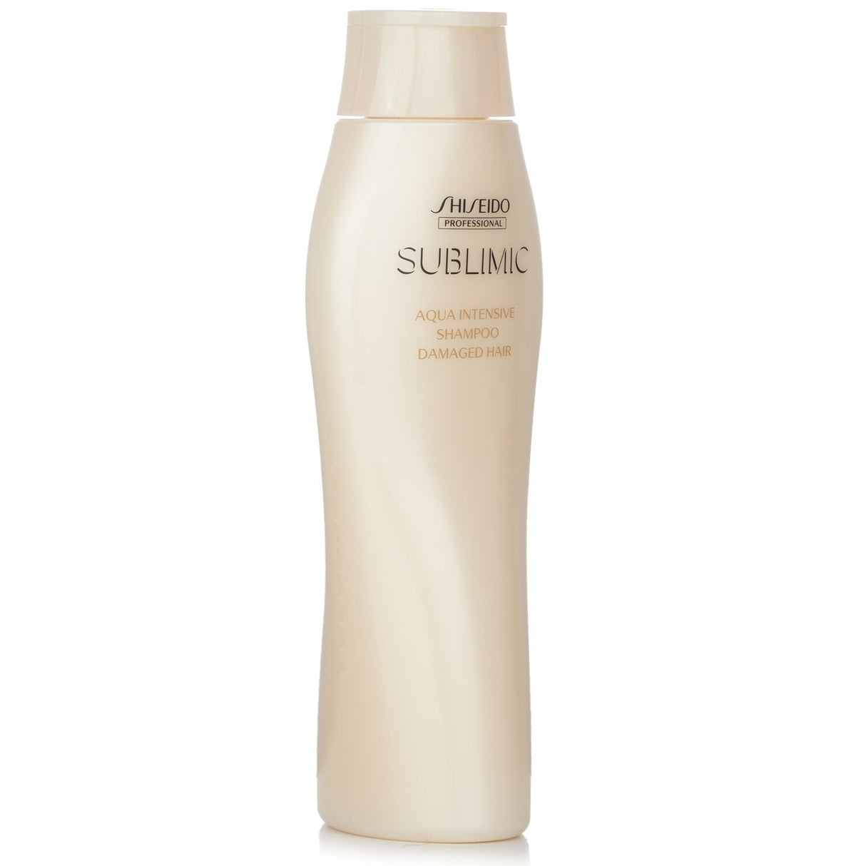 Luxurious Shiseido shampoo for damaged hair, deeply hydrates with Aqua Mimic Technology and a fresh floral scent.