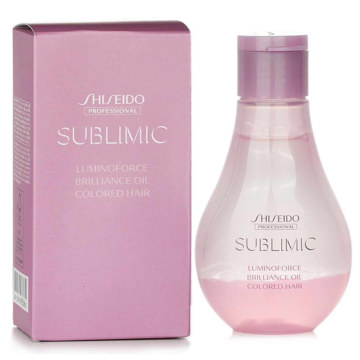 Luxurious two-layer oil for colored hair, enhancing shine and vibrancy while protecting against fading and UV damage.