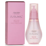 Shiseido Sublimic Airy Flow Sheer Oil: a luxurious 100ml hair oil for thick, unruly hair that protects, softens, and adds bounce.