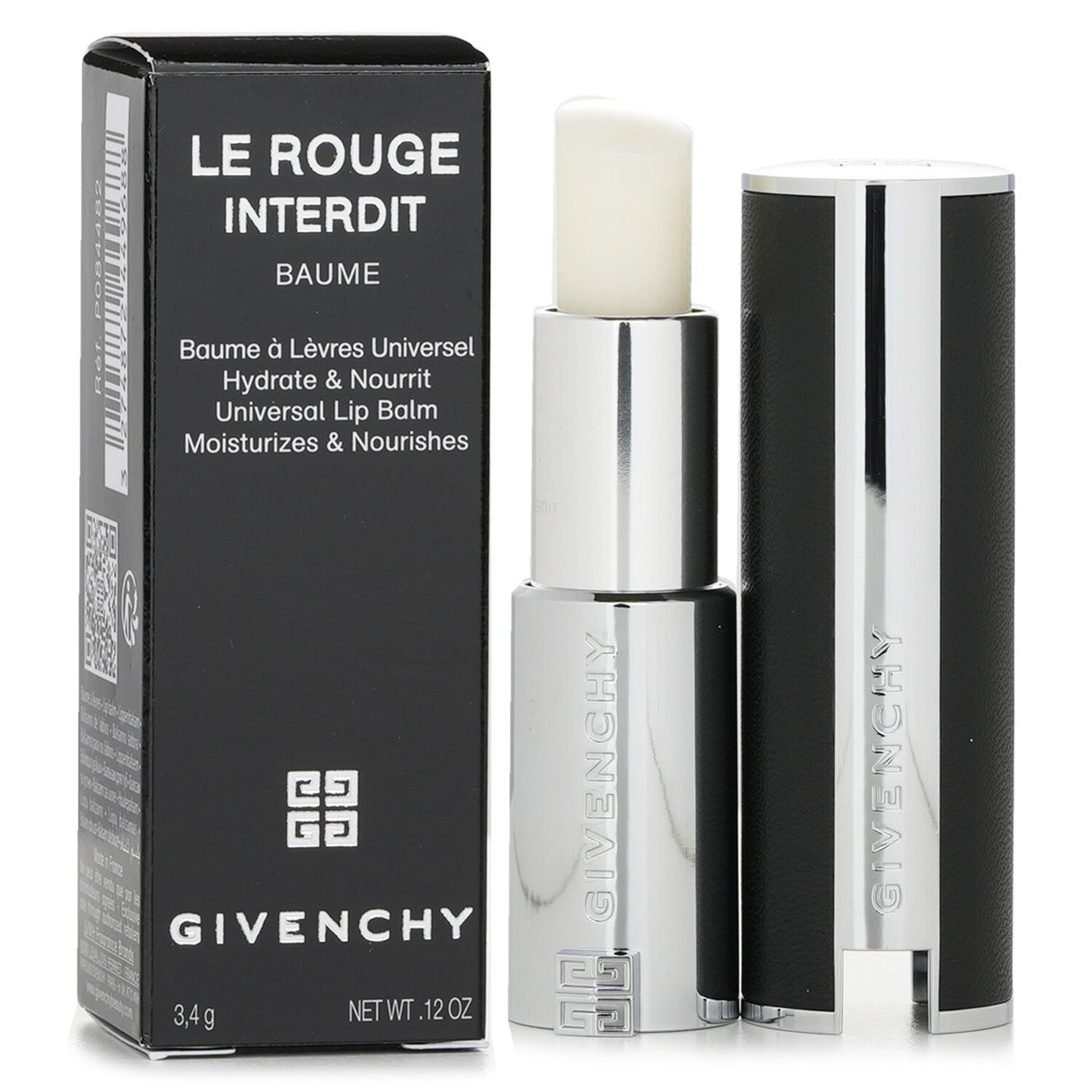 Givenchy Le Rouge Interdit Universal Lip Balm #N00, a hydrating balm enriched with natural ingredients for all-day moisture.