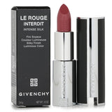 Givenchy Le Rouge Interdit Intense Silk Lipstick in #N116 Nude Boise, featuring a luxurious silky texture and chic leather case.