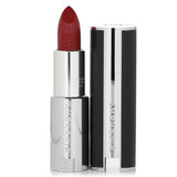 Luxurious Givenchy lipstick in #N37 Rouge Graine, featuring a silk-like texture and vibrant, long-lasting color in an elegant leather case.