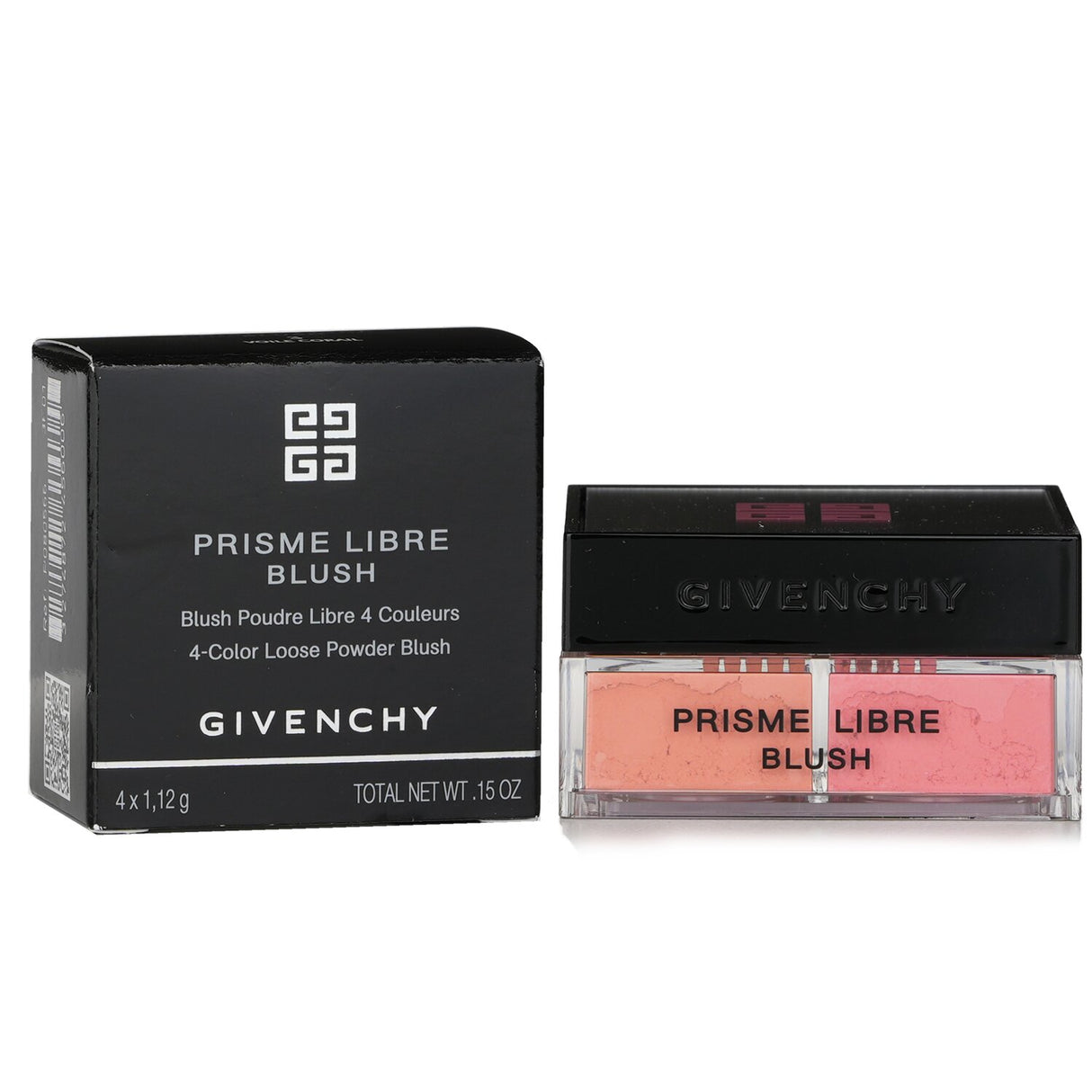 Givenchy Prisme Libre Blush #3 Voile Coral features a 4-color blend for a luminous, sculpted, 12-hour radiant finish.