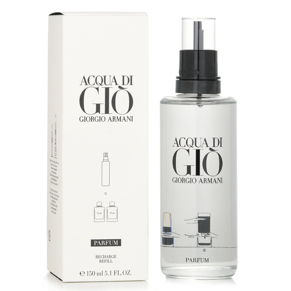 Giorgio Armani - Acqua Di Gio Parfum Recharge Refill  - 150ml/5.1oz