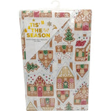 Tis The Season Festive Tablecloth Flannel Backed - 132 x 228cm
