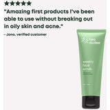 Two Dudes Facial Scrub Weekly With Pumice & Jojoba Beads 75mL