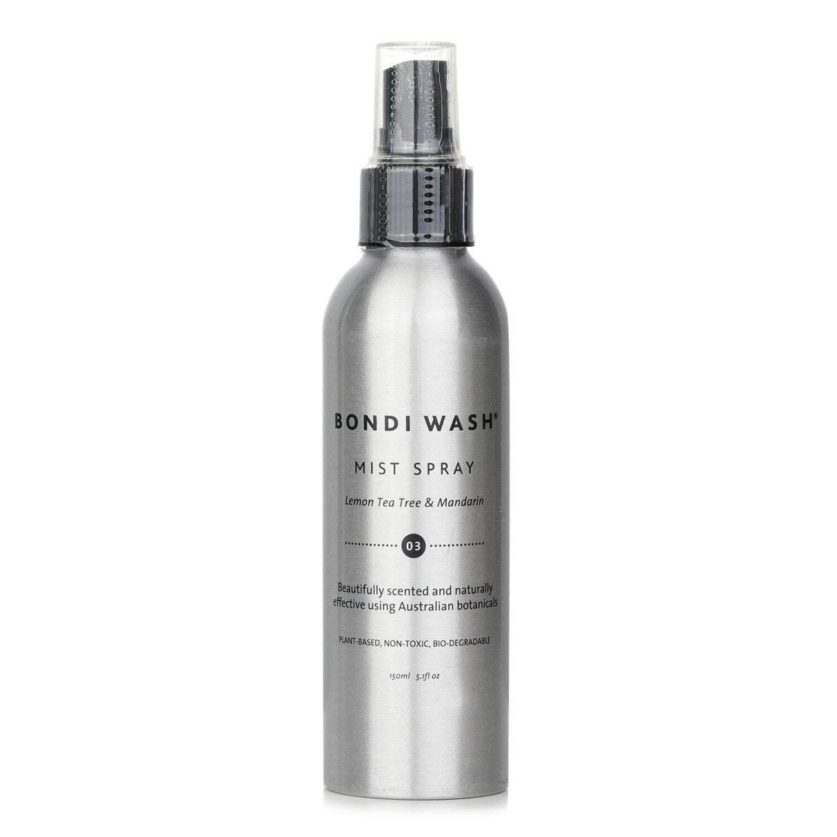 Refreshing mist spray featuring invigorating Lemon Tea Tree and Mandarin scents in a stylish 150ml bottle.
