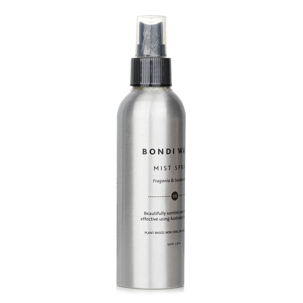 Fragonia & Sandalwood mist spray in a 150ml bottle, offering a calming aroma for refreshing and uplifting home fragrance.