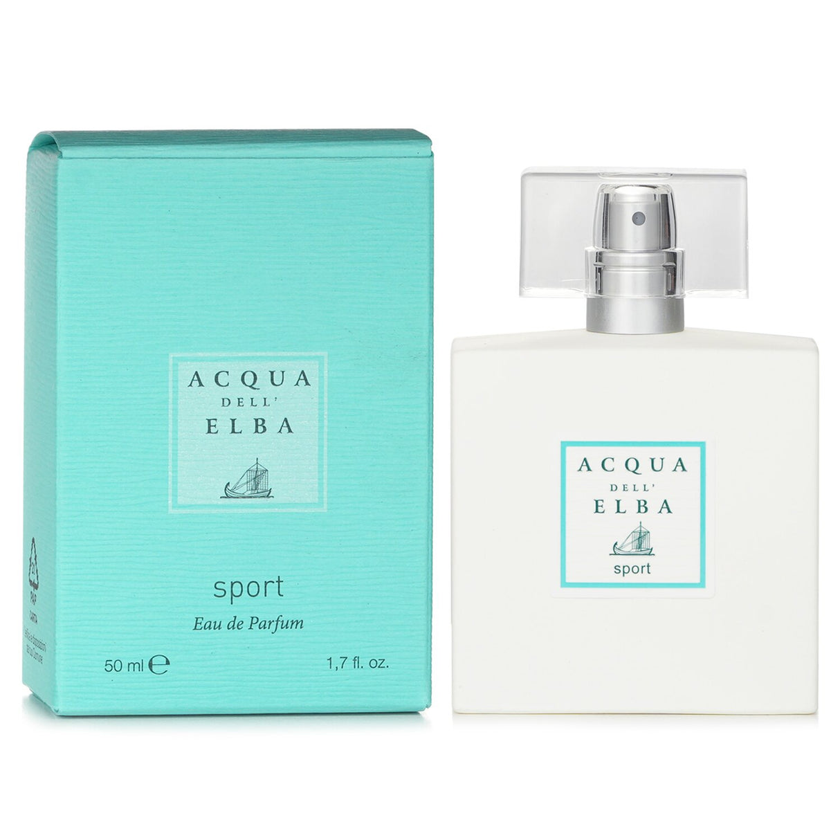 Refreshing unisex perfume with citrus and floral notes, perfect for active lifestyles, in a 50ml bottle.