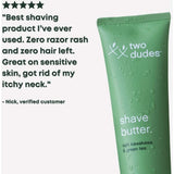 Two Dudes Shave Butter With Kawakawa & Green Tea 130mL