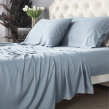 Park Avenue 500 TC Bamboo Cotton sheet set Split King Mid Blue