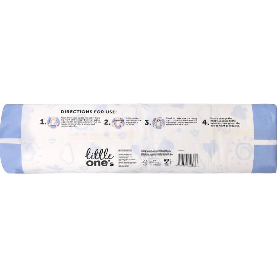 Little One's Bulk Nappies Walker Boys & Girls 13-17kg Size 5 44pack