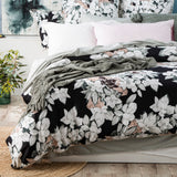 Renee Taylor 300 TC Cotton Reversible Quilt cover Set Double Ivy