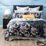 Renee Taylor 300 TC Cotton Reversible Quilt cover Set Double Sophie