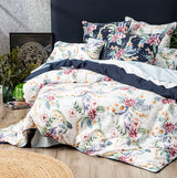 Renee Taylor 300 TC Cotton Reversible Quilt cover Set Double Veronica