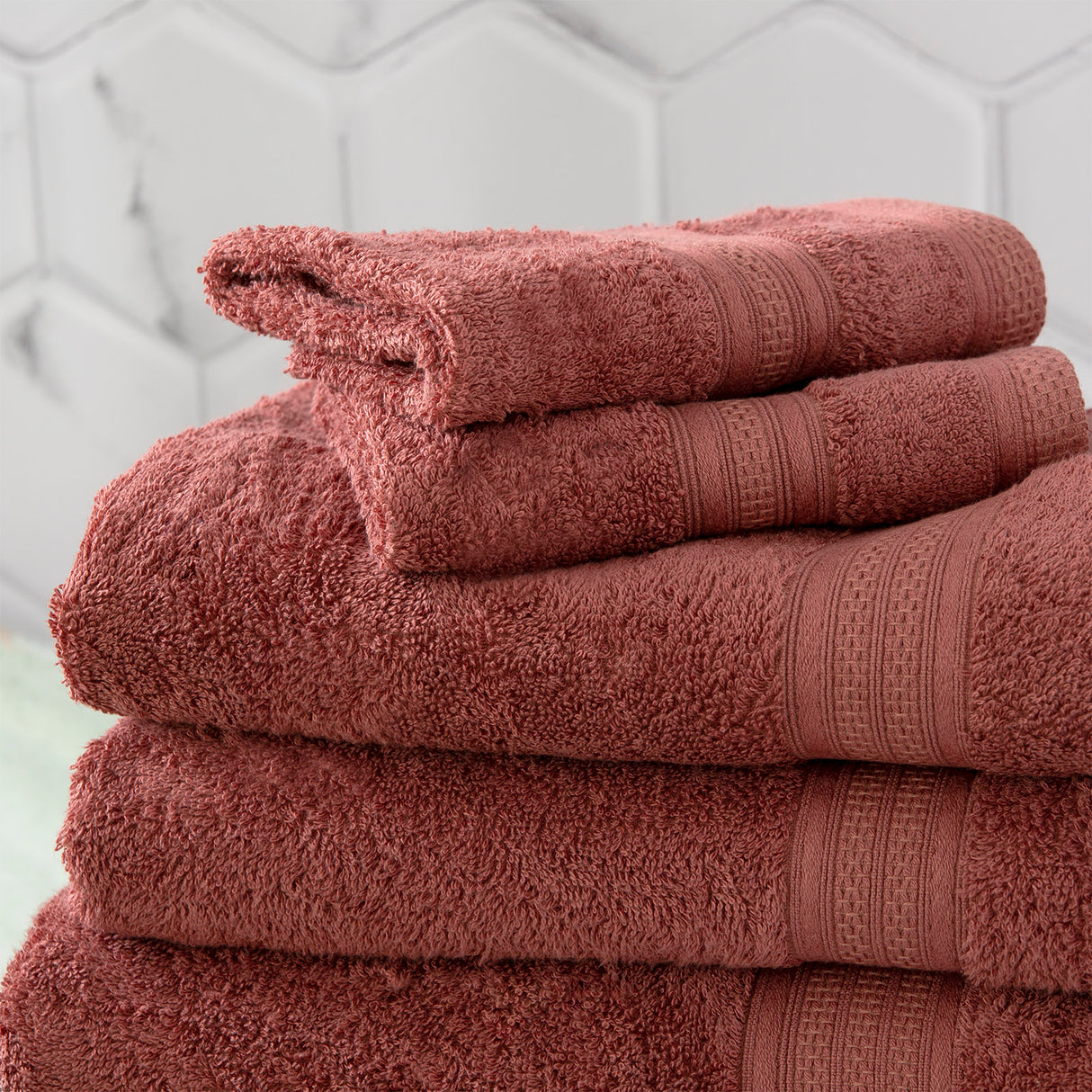 Renee Taylor Stella 650 GSM Super Soft Bamboo Cotton 14 Piece Brick