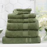 Renee Taylor Stella 650 GSM Super Soft Bamboo Cotton 7 Piece Jade