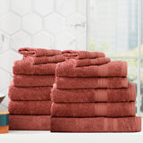 Renee Taylor Stella 650 GSM Super Soft Bamboo Cotton 14 Piece Brick