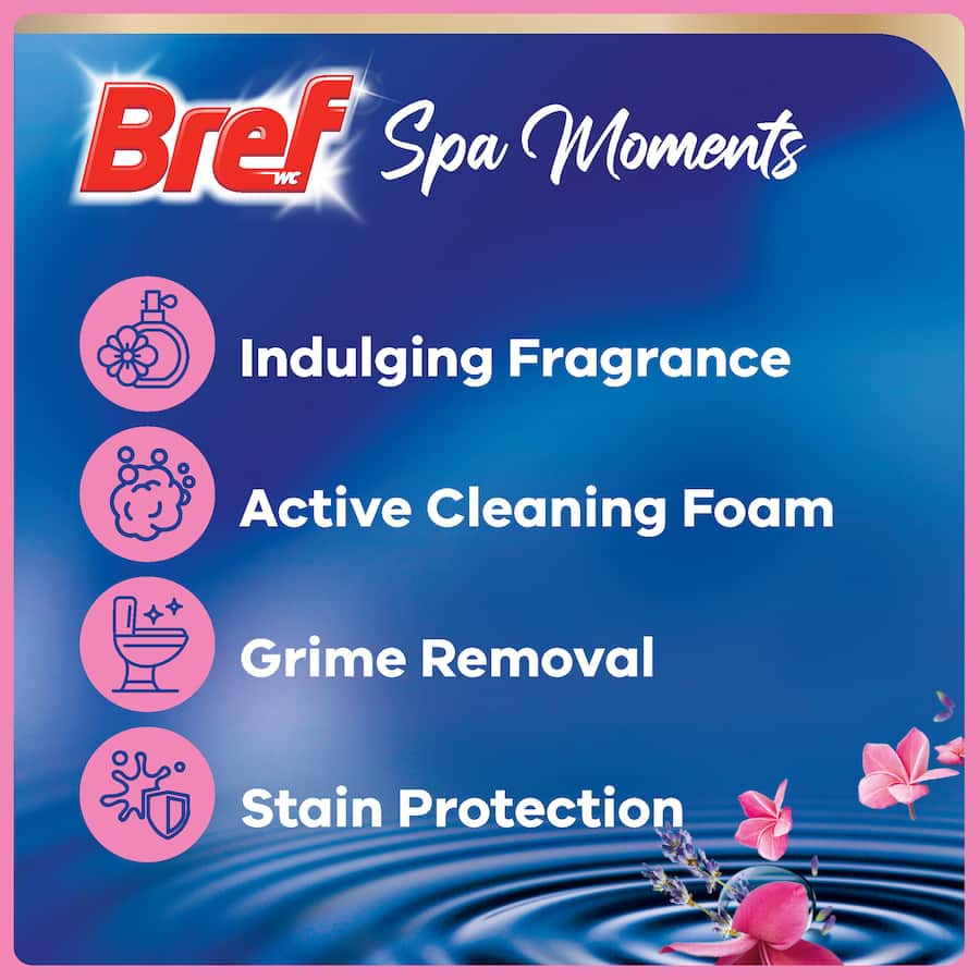 Bref Toilet Flush Spa Moments Harmony 50g 2pack