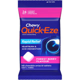 Quick-eze Antacid Tablets Forest Berry 24pack