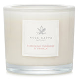 Acca Kappa scented candle featuring blooming tuberose and vanilla, hand-poured for long-lasting, enchanting fragrance.