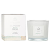 Acca Kappa White Fig & Cedarwood scented candle in a 180g jar, offering a luxurious fragrance for a calming ambiance.