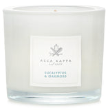 Eucalyptus & Oakmoss scented candle by Acca Kappa, 180g, offers a refreshing and calming aroma for relaxation and ambiance.