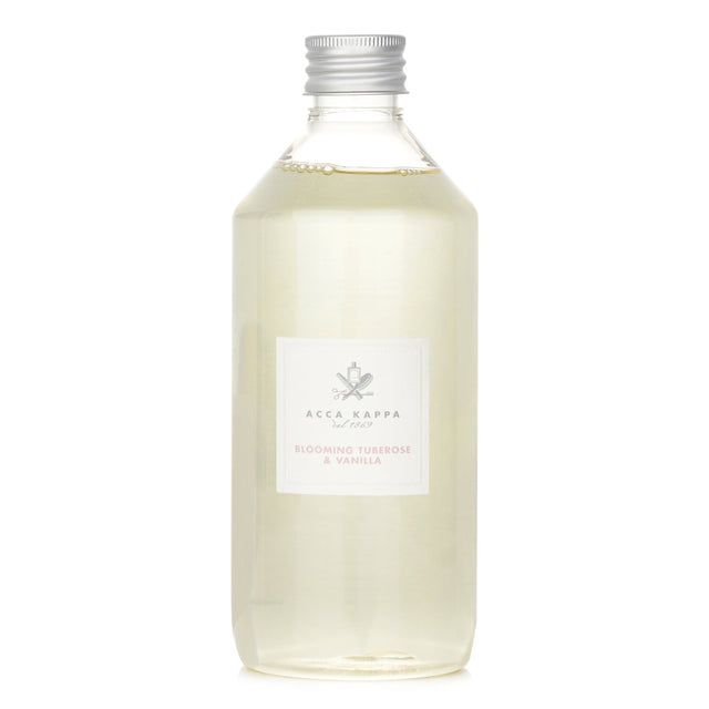 Acca Kappa 500ml diffuser refill with blooming tuberose and vanilla scent, perfect for enhancing any home ambiance.