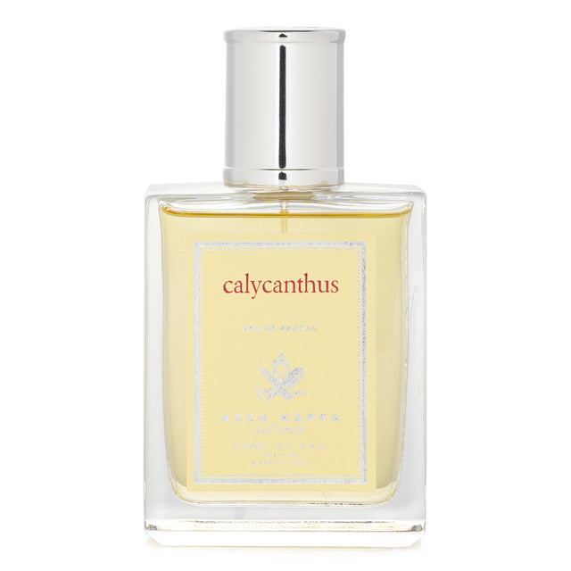 Acca Kappa Calycanthus Eau De Parfum 100ml spray, featuring a floral-woody scent inspired by spring gardens.