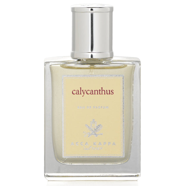 Elegant 50ml Calycanthus Eau De Parfum Spray by Acca Kappa, featuring a floral scent with warm undertones for a luxurious experience.