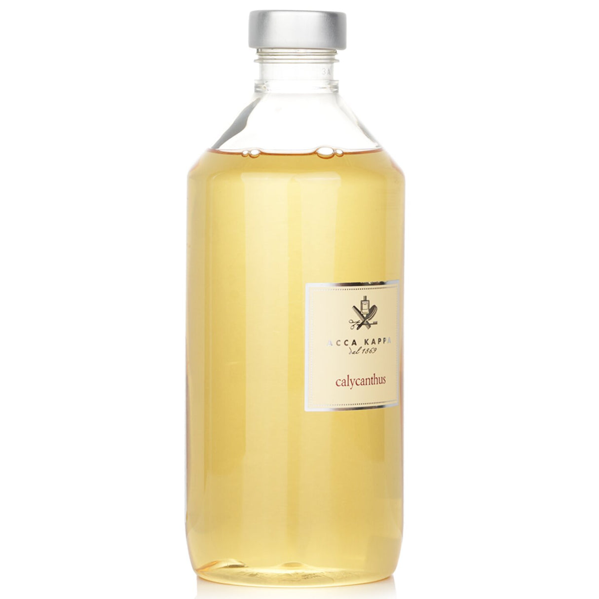 Calycanthus Home Diffuser Refill by Acca Kappa, 500ml, luxurious floral scent for a serene and inviting ambiance.