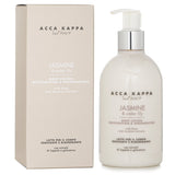 Luxurious Acca Kappa Jasmine & Water Lily Body Lotion, 300ml, hydrates and rejuvenates skin with a delicate fragrance.