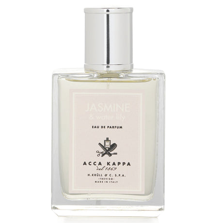 Luxurious 100ml Eau De Parfum featuring blooming jasmine and water lily, perfect for everyday wear and special occasions.