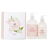 Luxurious Acca Kappa Sakura Tokyo Body Care Gift Set with shower gel and body lotion, featuring a delicate cherry blossom fragrance.