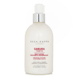 Acca Kappa Sakura Tokyo Body Lotion in a 300ml bottle, enriched with cherry blossoms for hydration and a floral scent.