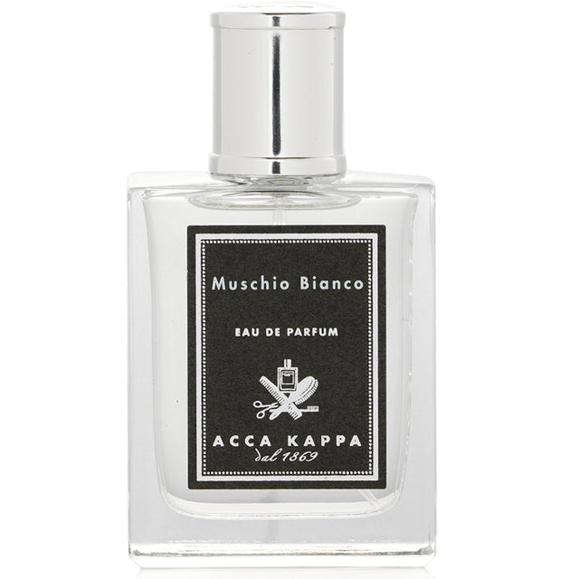 Acca Kappa White Moss Eau De Parfum in a 50ml bottle, a unisex fragrance with citrus notes and timeless elegance.