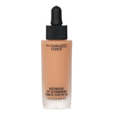 MAC Studio Waterweight Foundation NC44 in 30ml, a hydrating gel-serum with SPF 30 for radiant, buildable coverage.