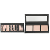 MAC Hyper Real Glow Palette in #Flash + Awe features three pink highlighters for a cream-like, radiant glow.